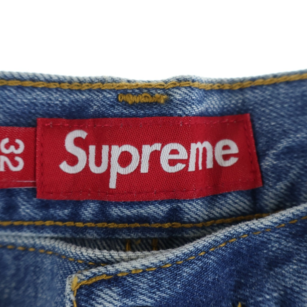 SUPREME(シュプリーム) 25AW Baggy Jean Washed Indigo バギージーンズ ウォッシュド加工 デニムパンツ インディゴ