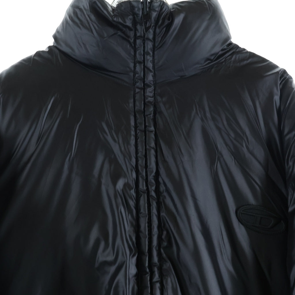 DIESEL(ディーゼル) W-BOURBON-ENBM リバーシブル パファーナイロンダウンジャケット ブラック/ベージュ A218920ENBM