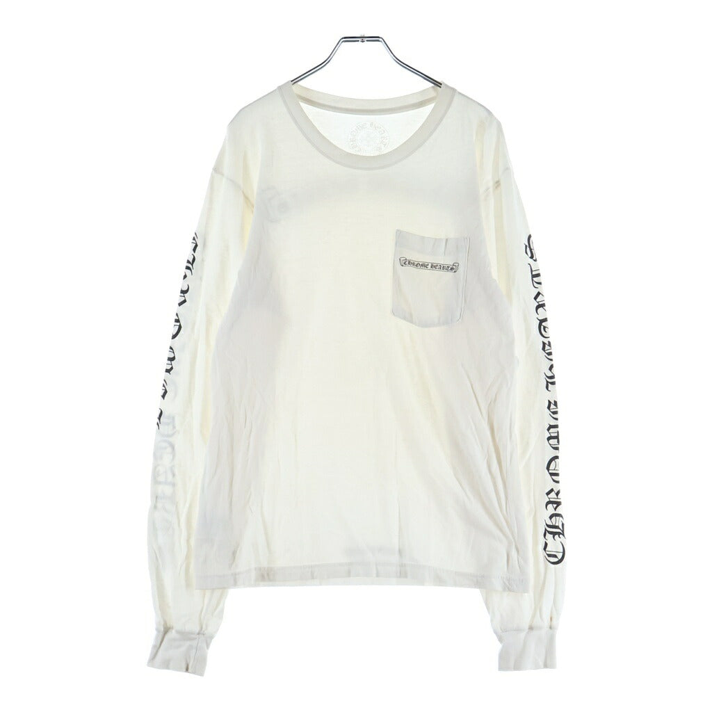 CHROME HEARTS(クロムハーツ) Back Scroll Label Logo L/S Tee Size XL