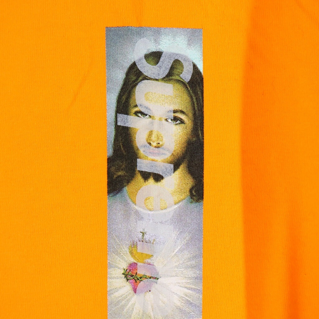 SUPREME(シュプリーム) 26AW Prayer Card Box Logo Tee 祈祷 プレイヤーカード ボックスロゴ クルーネック半袖Tシャツ カットソー オレンジ