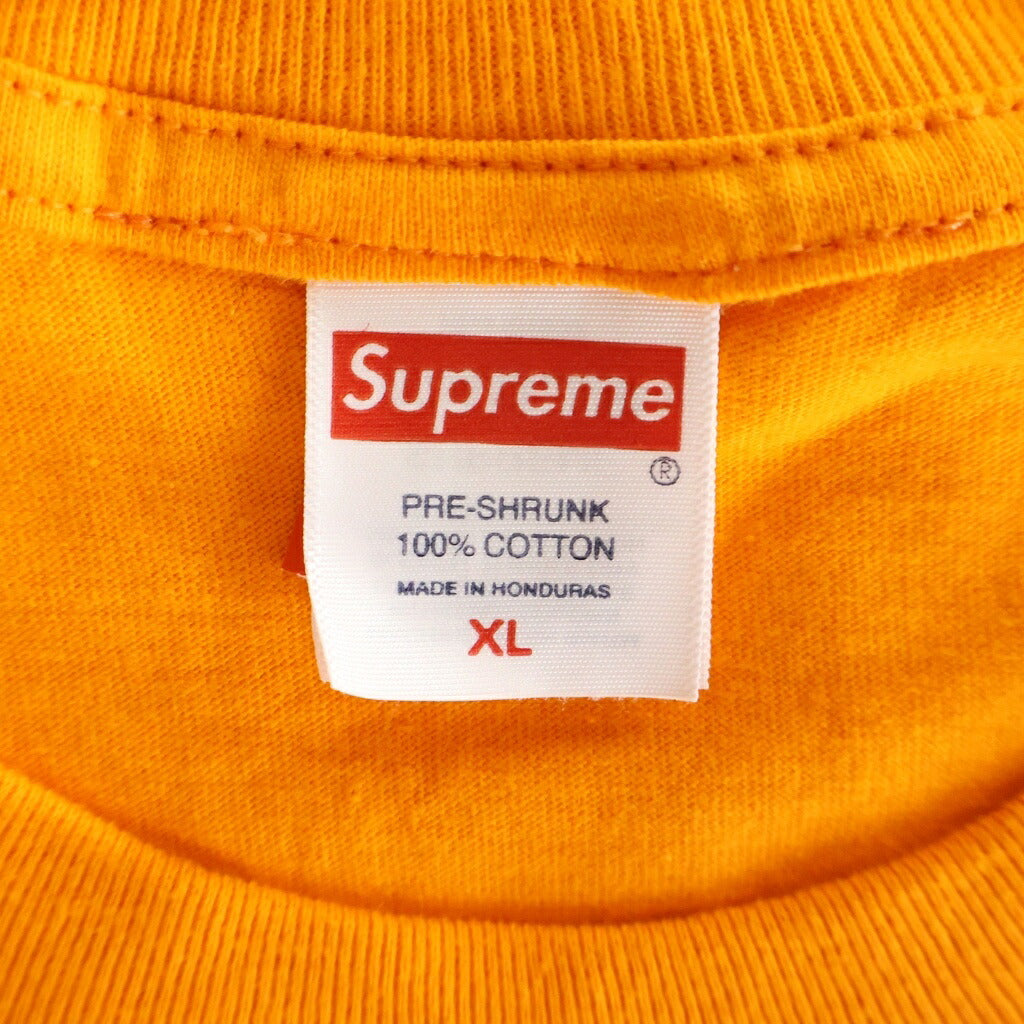 SUPREME(シュプリーム) 26AW Prayer Card Box Logo Tee 祈祷 プレイヤーカード ボックスロゴ クルーネック半袖Tシャツ カットソー オレンジ