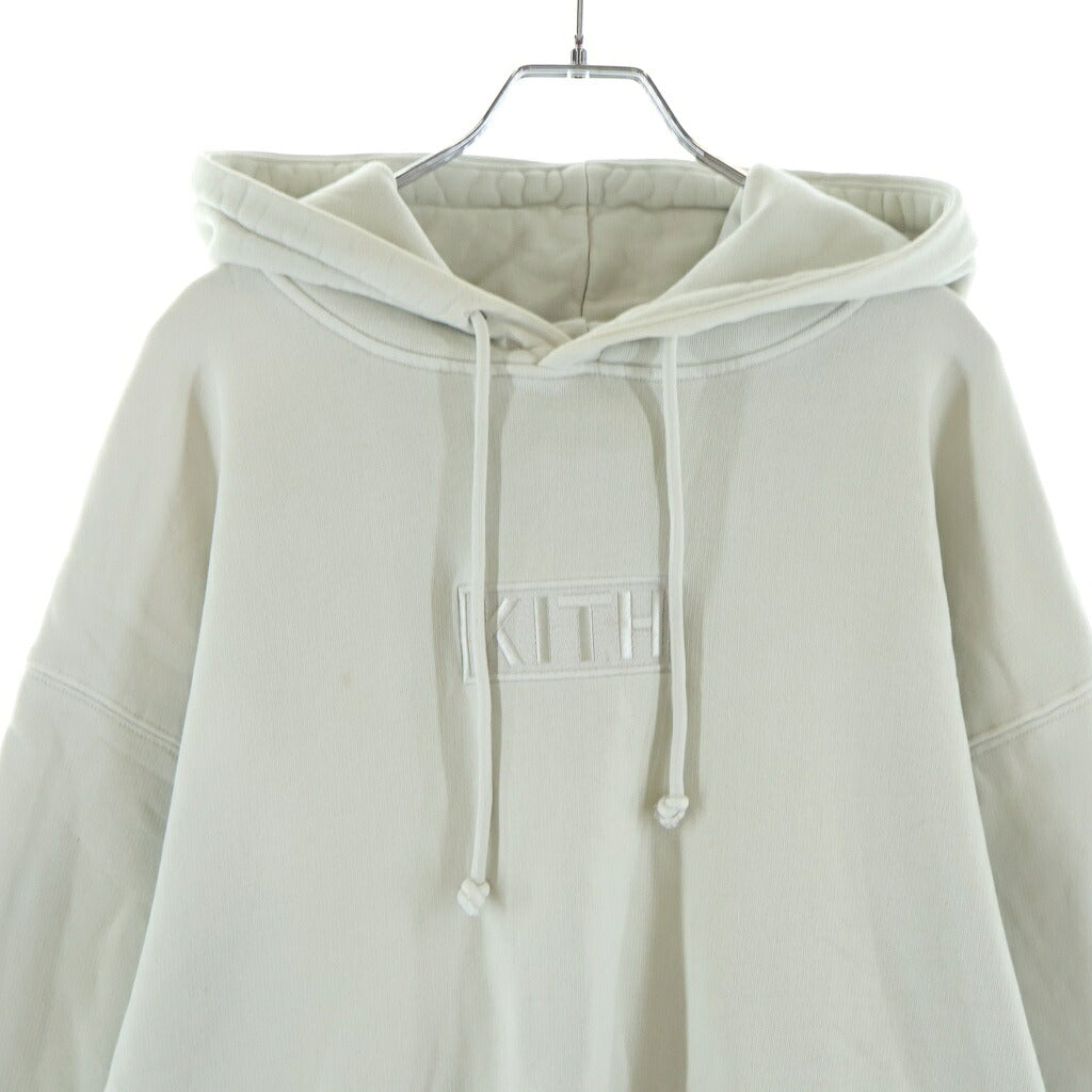 KITH(キス) Box Logo Hoodie KHM030873 ボックスロゴ スウェットプルオーバーパーカー グレー