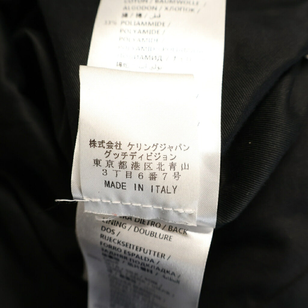 GUCCI(グッチ) Trench Coat GGボタン トレンチコート レディース ブラック 463284 ZIZ08