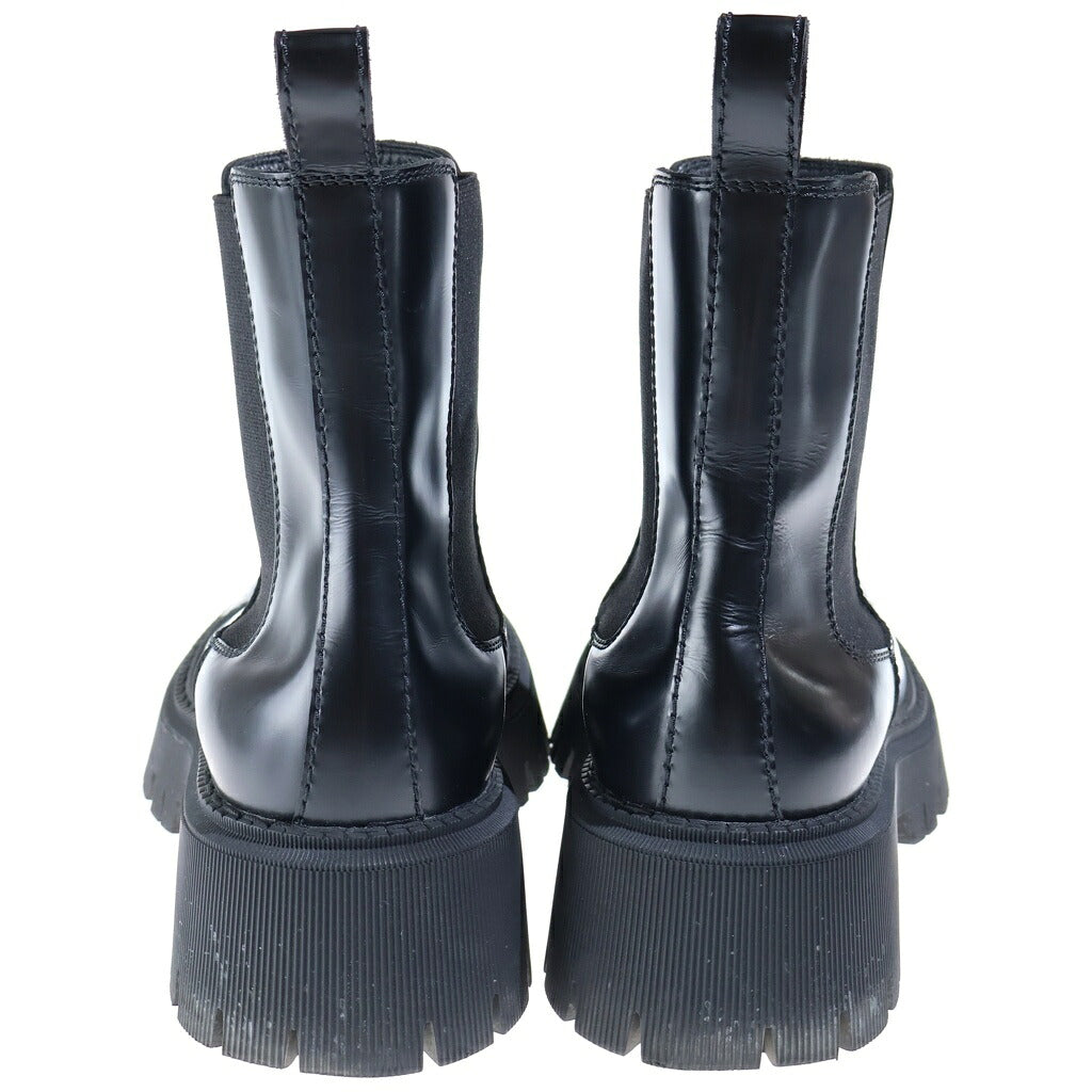 BALENCIAGA(バレンシアガ) TRACTOR BOOTIE サイドゴア トラクター ハイカット レザーブーツ ブラック 641399