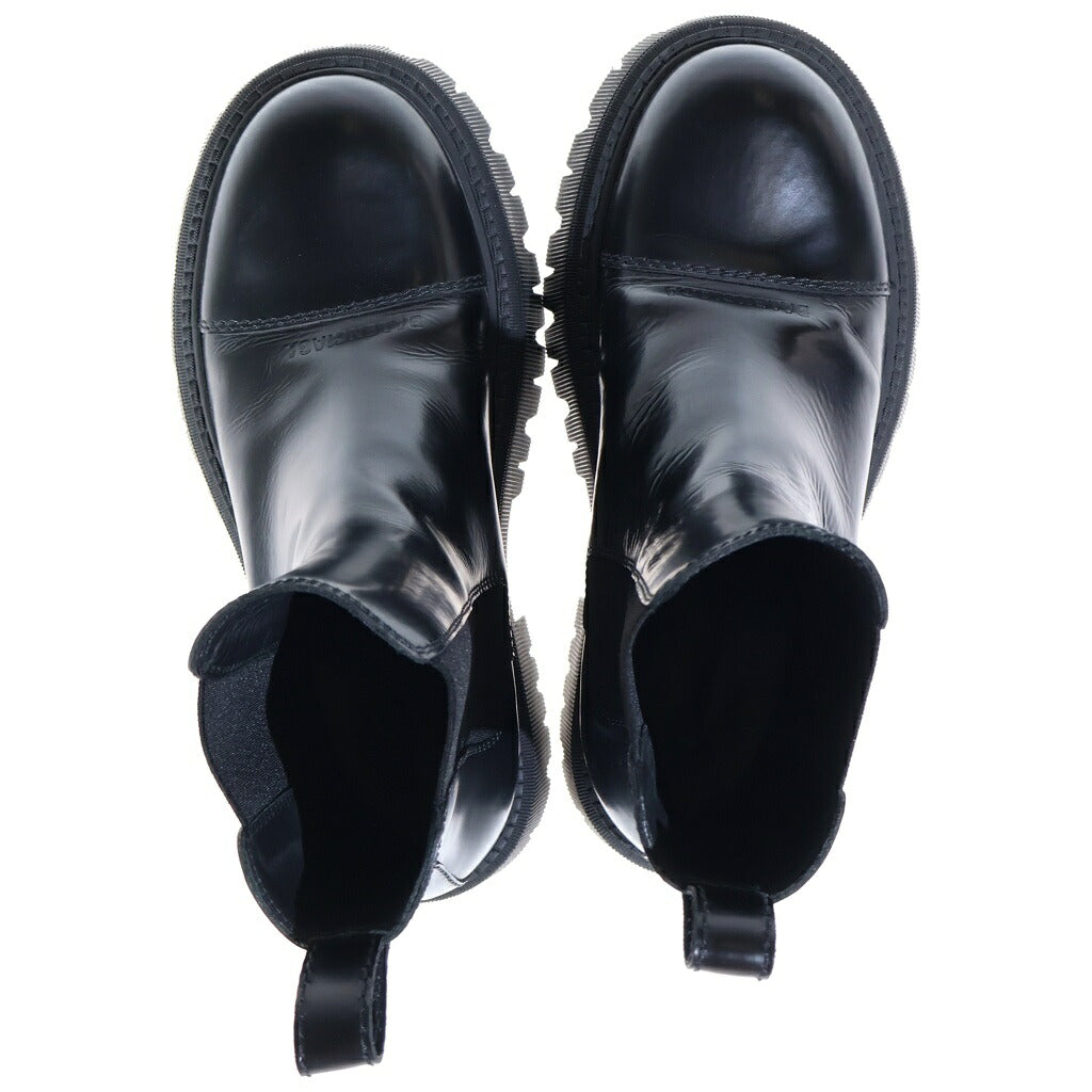 BALENCIAGA(バレンシアガ) TRACTOR BOOTIE サイドゴア トラクター ハイカット レザーブーツ ブラック 641399