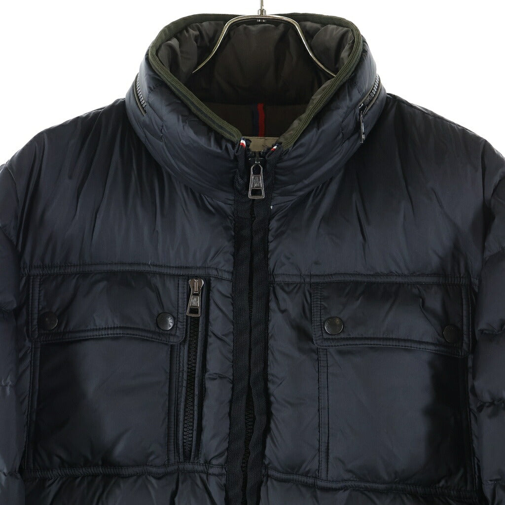 MONCLER(モンクレール) NORBERT GIUBBOTTO ノーバートジュボット ジップアップ ナイロンダウンジャケット ブラック 42091431305-53329