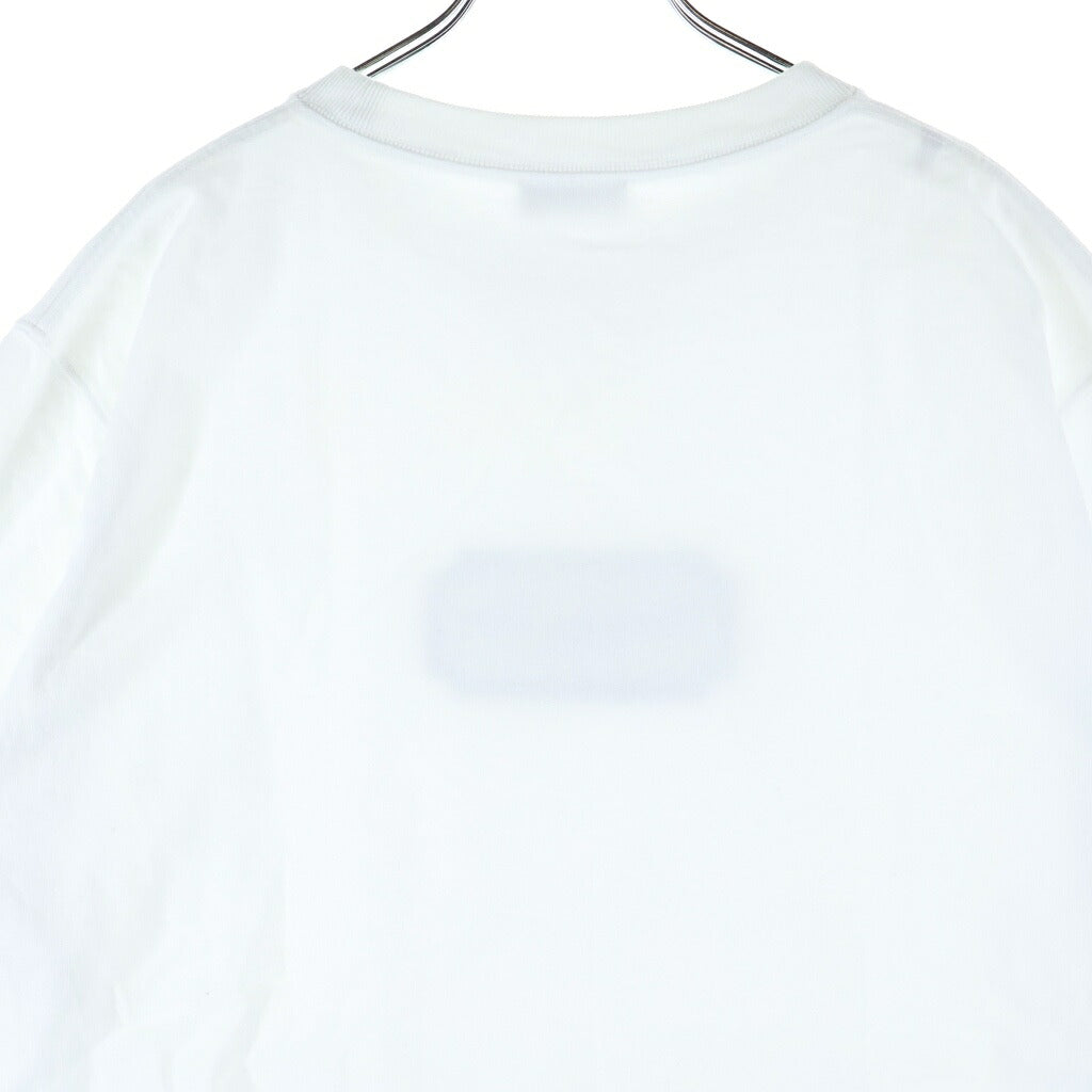 DIOR(ディオール) 23AW フロントロゴエンブロイダリー クルーネック半袖Tシャツ カットソー ホワイト 343J696C0554