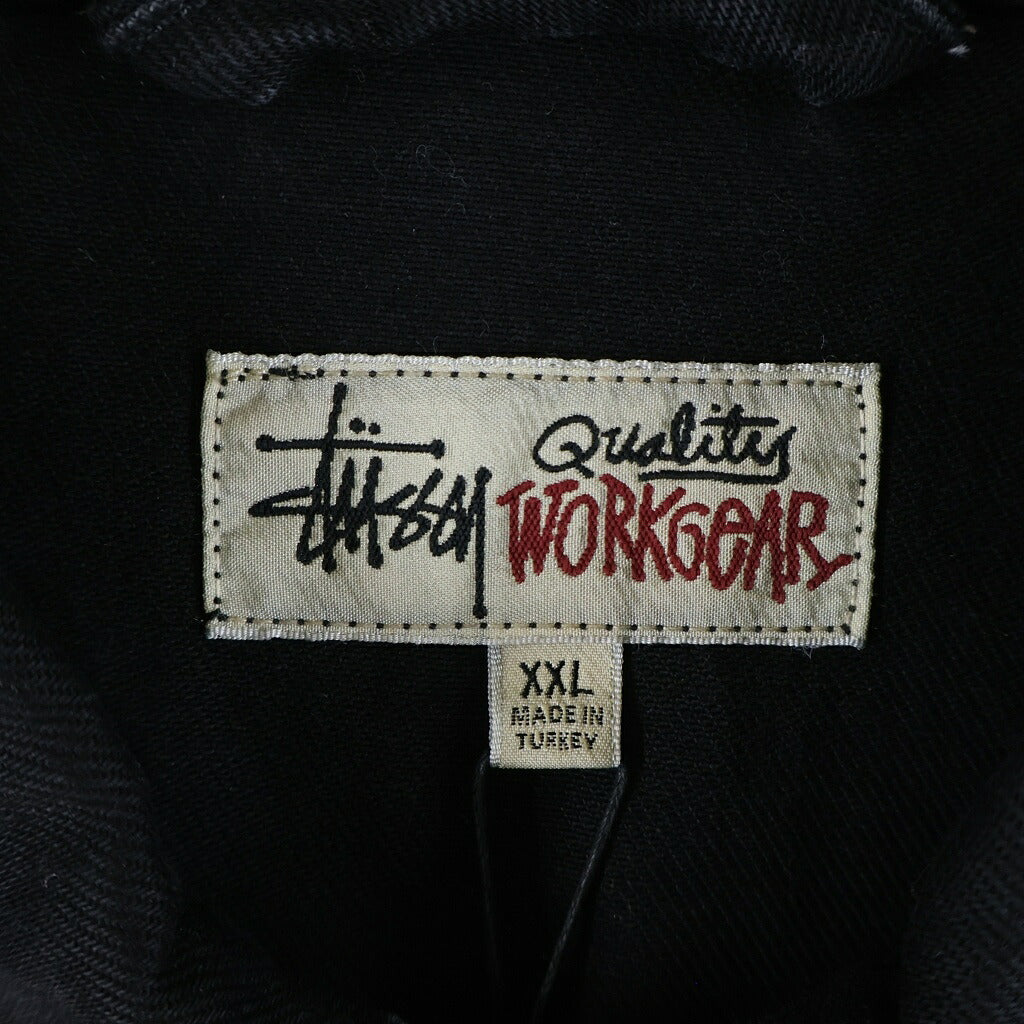 STUSSY(ステューシー) 24SS TRUCKER DENIM JACKET 115781 トラッカーデニムジャケット ブラック