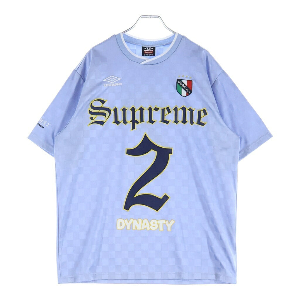 SUPREME(シュプリーム) 22SS Soccer Jersey サッカージャージー 半袖ゲームシャツ ショートスリーブ ライトブルー
