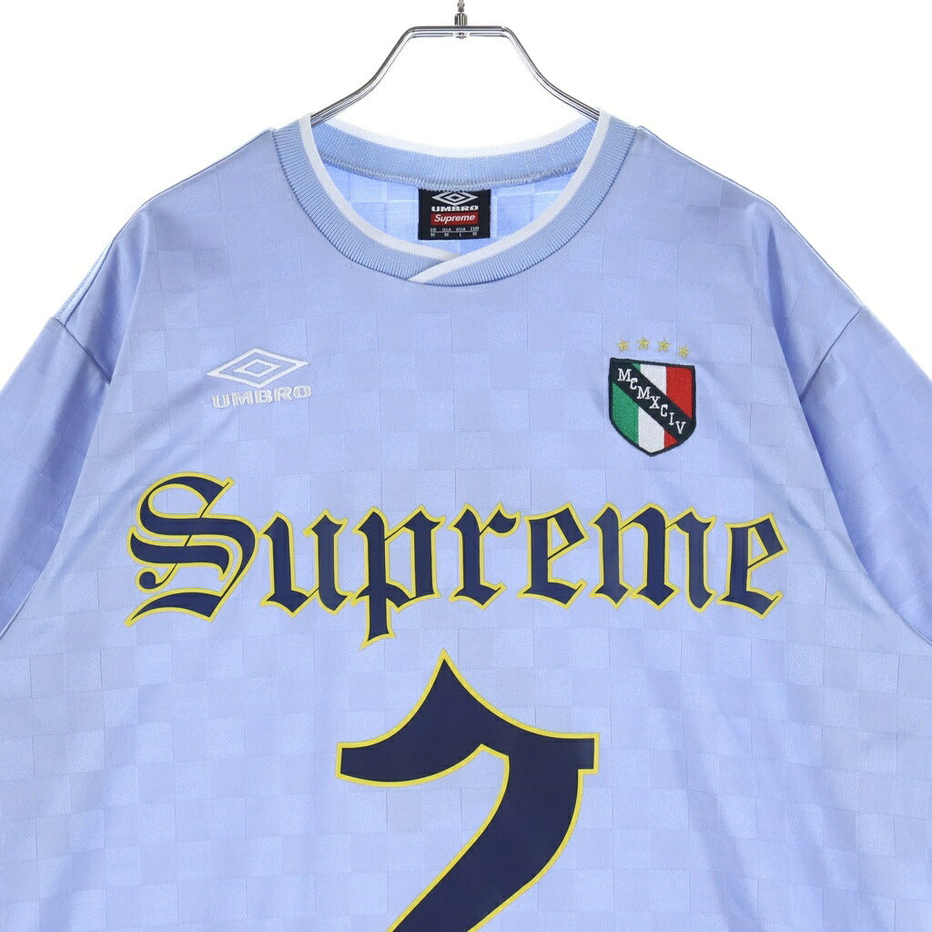 SUPREME(シュプリーム) 22SS Soccer Jersey サッカージャージー 半袖ゲームシャツ ショートスリーブ ライトブルー