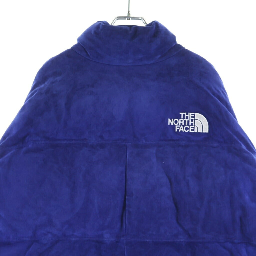 SUPREME(シュプリーム) 23AW ×THE NORTH FACE Suede Nuptse Jacket ノースフェイス スエード ヌプシ ダウンジャケット ブルー NF0A875N