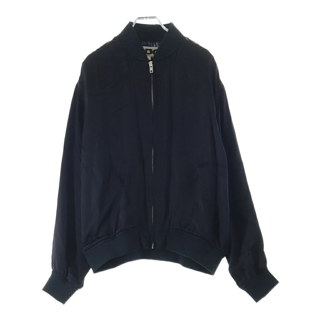COMME des GARCONS(コムデギャルソン) STAFF BLOUSON SZ-J001 バックロゴプリント ジップアップ ブルゾン ブラック