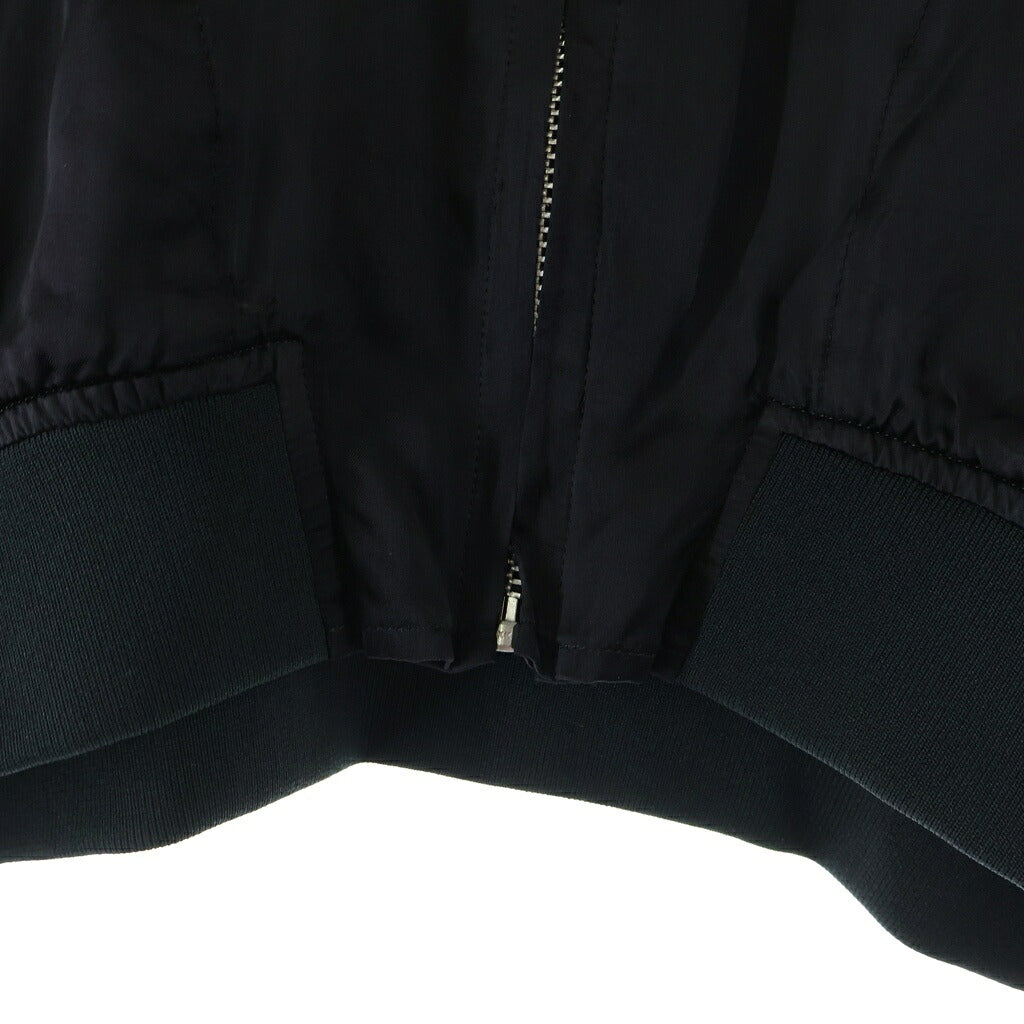 COMME des GARCONS(コムデギャルソン) STAFF BLOUSON SZ-J001 バックロゴプリント ジップアップ ブルゾン ブラック