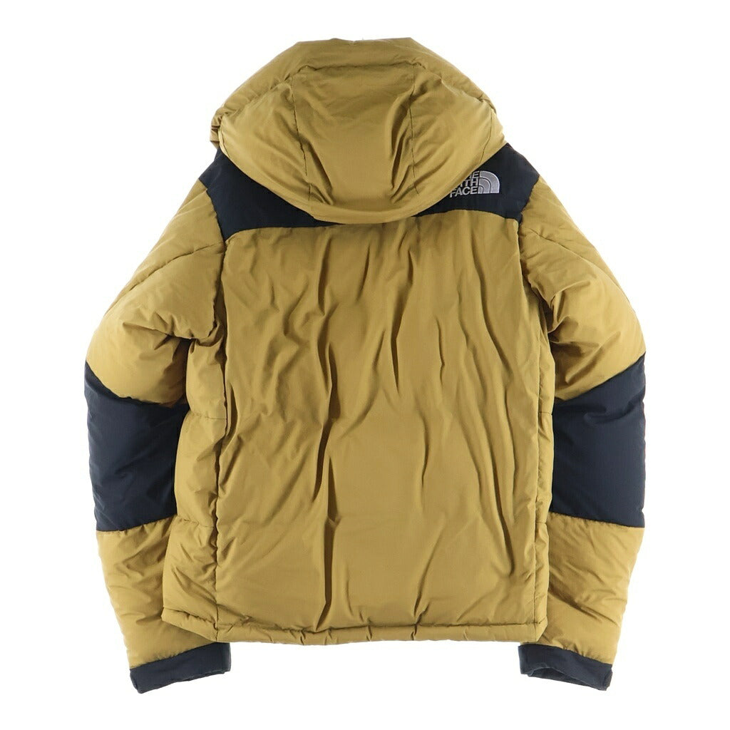 THE NORTH FACE(ザノースフェイス) BALTRO LIGHT JACKET バルトロライト フーデッド ダウンジャケット フロントロゴ刺繍 ベージュ ND91950