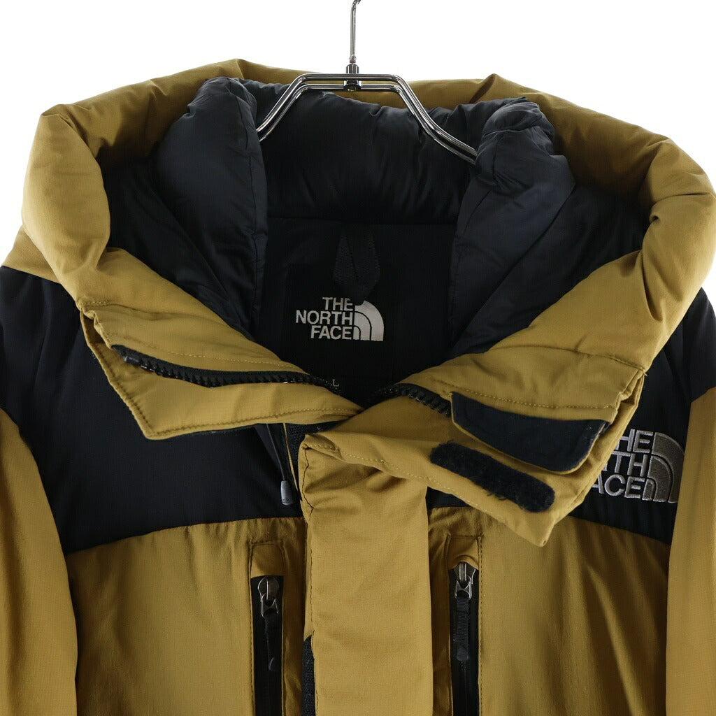 THE NORTH FACE(ザノースフェイス) BALTRO LIGHT JACKET バルトロライト フーデッド ダウンジャケット フロントロゴ刺繍 ベージュ ND91950