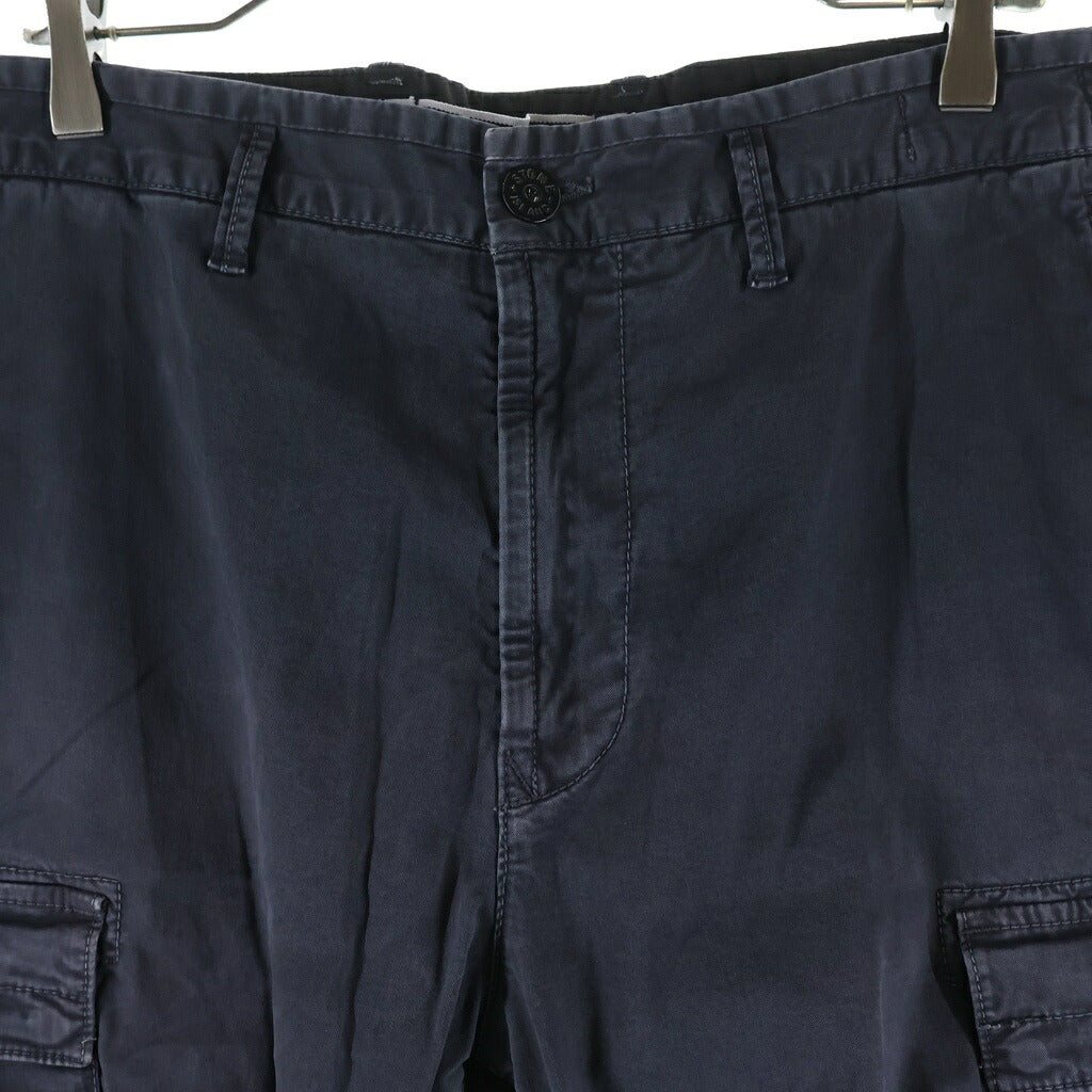 STONE ISLAND(ストーンアイランド) 24SS PANTALONE REGULAR TAPERED レギュラー テーパード パンツ ブラック 801530404