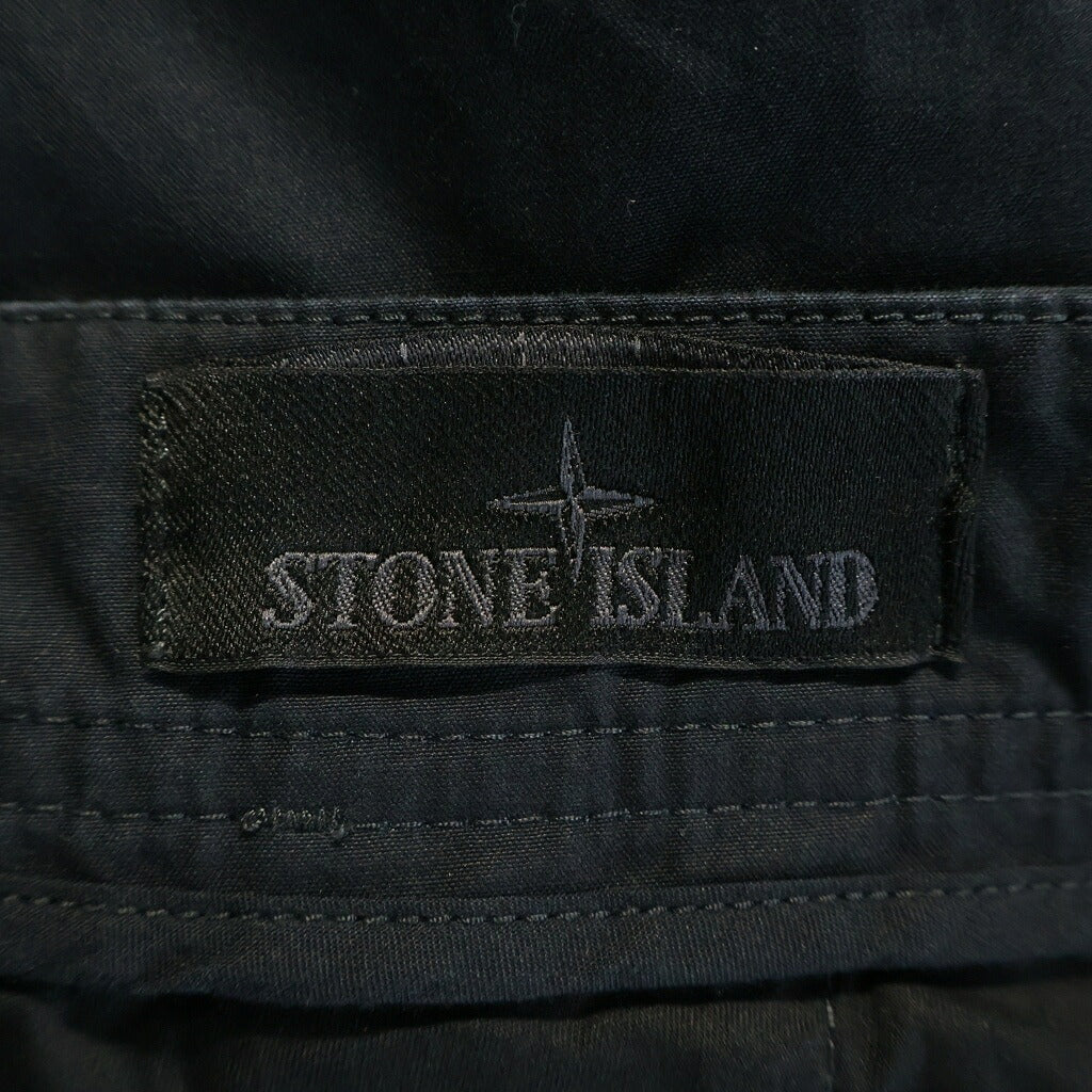 STONE ISLAND(ストーンアイランド) 24SS Shadow Project Cargo Pants シャドウプロジェクト コットン カーゴパンツ ブラック 8015319F1