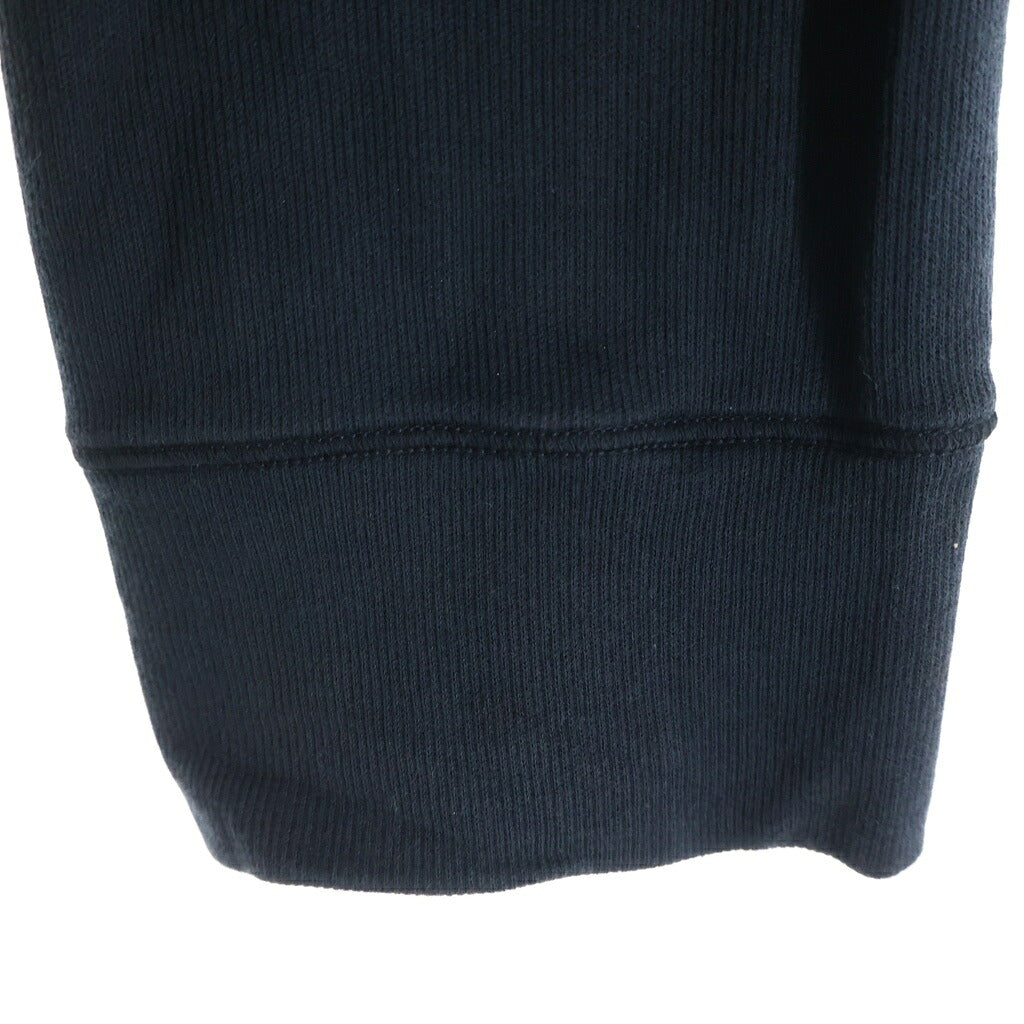 STONE ISLAND(ストーンアイランド) 24SS Ghost Crewneck Sweatshirt ネックカットオフ加工 クルーネック 長袖スウェット トレーナー ブラック 8015654F3