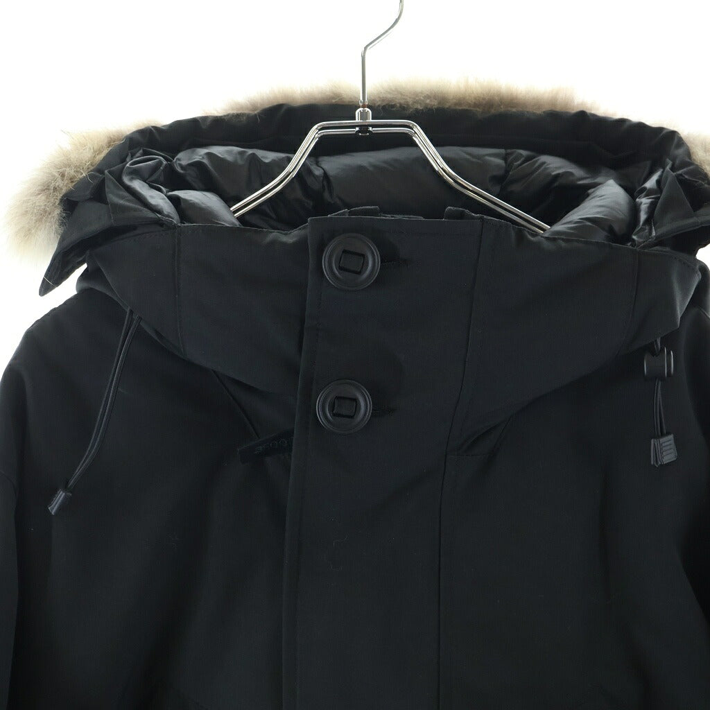 CANADA GOOSE(カナダグース) BLACK LABEL EDGEWOOD PARKA エッジウッド フーディー ダウンコート ブラック 3408MB