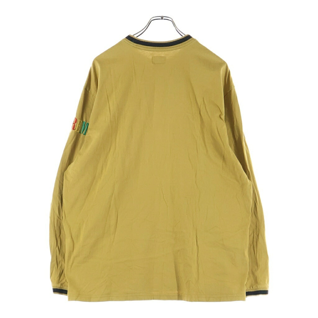 SUPREME(シュプリーム) 21AW Multicolor Logo Long-Sleeve Top マルチカラーロゴ クルーネック 長袖Tシャツ カットソー マスタード