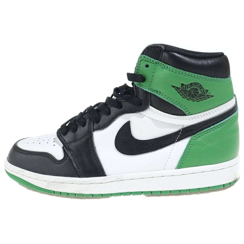 NIKE(ナイキ) AIR JORDAN 1 RETRO HIGH OG エアジョーダン1 レトロ ハイカットスニーカー ホワイト/ブラック/グリーン US8/26.0cm DZ5485-031
