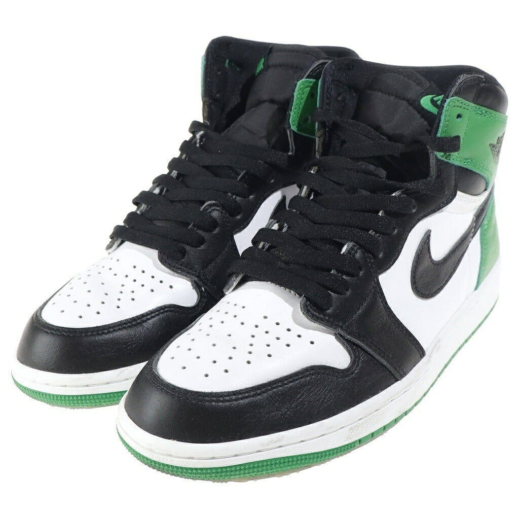 NIKE(ナイキ) AIR JORDAN 1 RETRO HIGH OG エアジョーダン1 レトロ ハイカットスニーカー ホワイト/ブラック/グリーン US8/26.0cm DZ5485-031