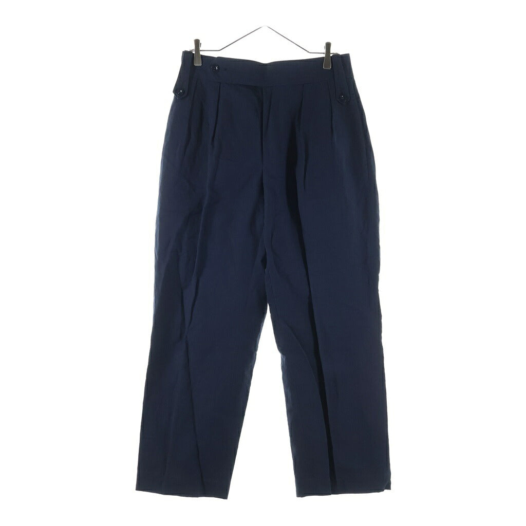 NO BRAND(ノーブランド) Tangent(タンジェント)HENRY ヘンリー リネン コットンパンツ ネイビー Tan-02Z-P-24104