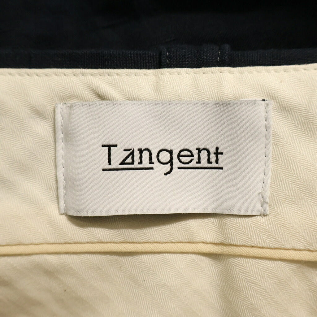 NO BRAND(ノーブランド) Tangent(タンジェント)HENRY ヘンリー リネン コットンパンツ ネイビー Tan-02Z-P-24104