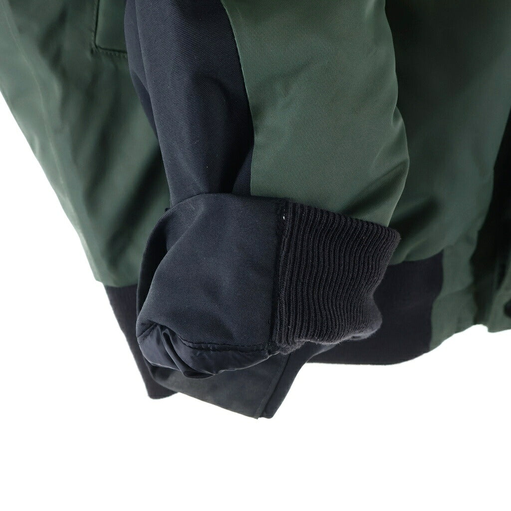 THE NORTH FACE(ザノースフェイス) sacai BOMBER JACKET × サカイ ジップアップ ナイロンボンバーダウンジャケット カーキ/ブラック NF0A3L7N