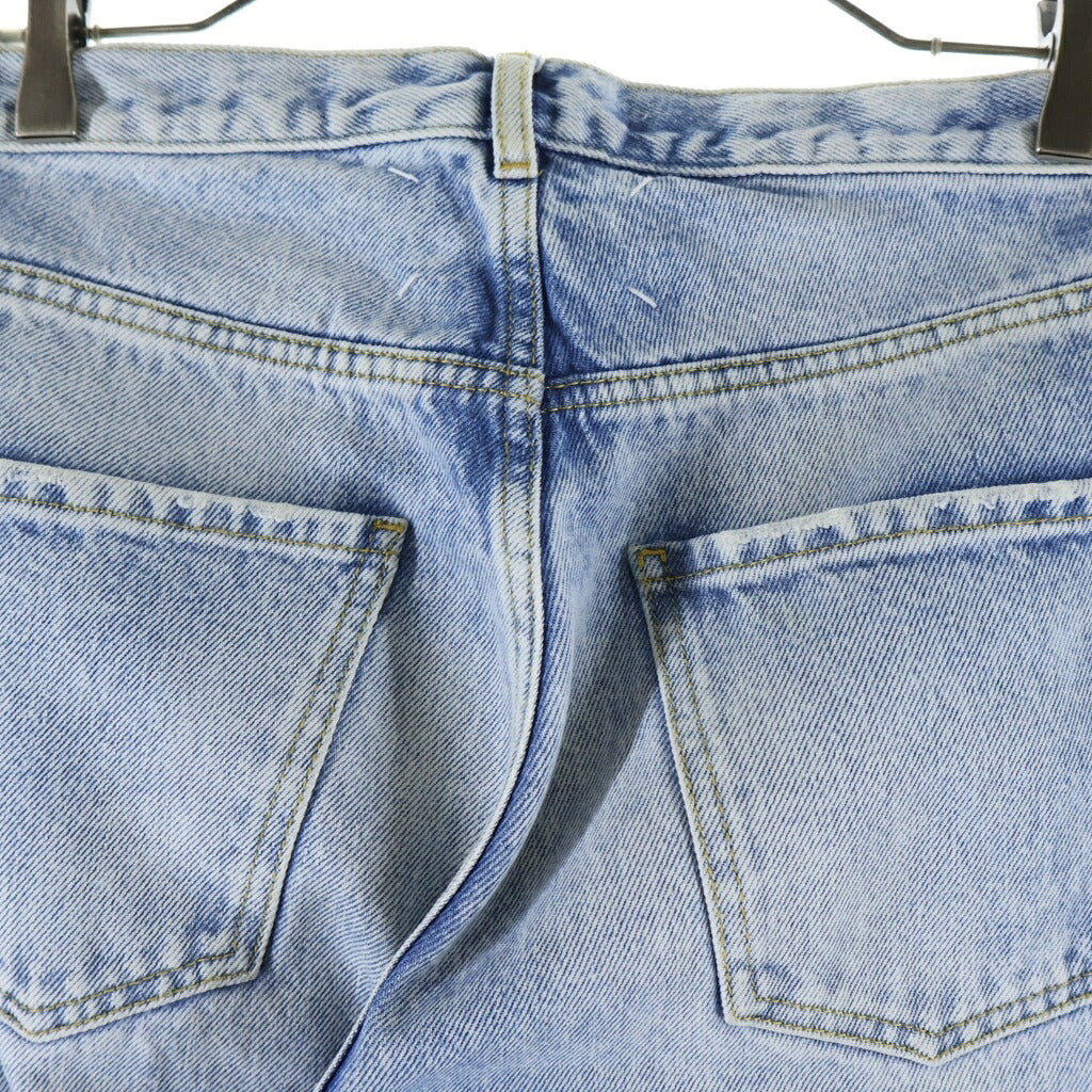 Maison Margiela(メゾンマルジェラ) CONTRAST POCKETS STRAIGHT JEANS ジップフライ コントラスト ポケット ストレートデニムパンツ ブルー S51LA0052 S30513