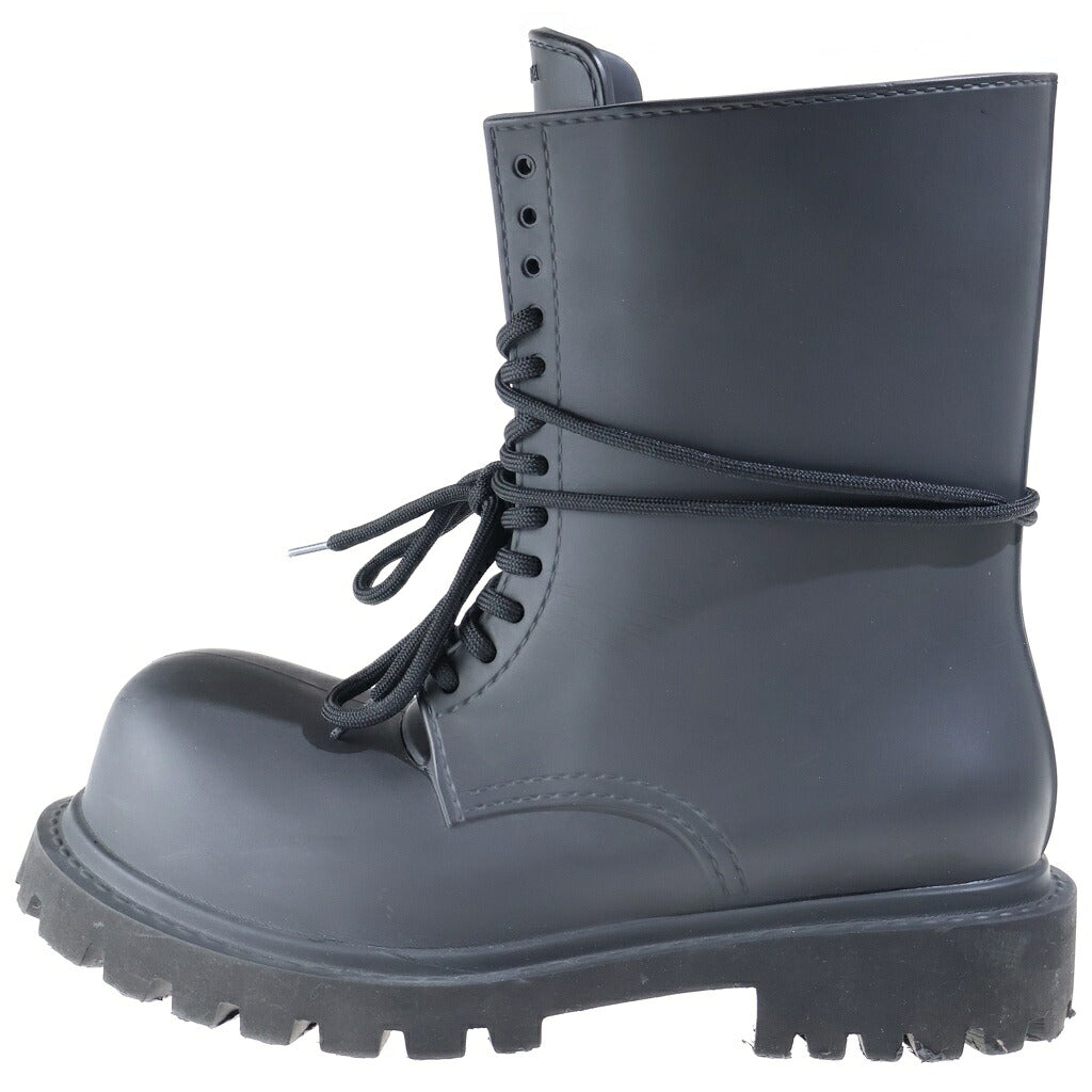 BALENCIAGA(バレンシアガ) STEROID BOOT ステロイド レースアップブーツ ブラック 717807