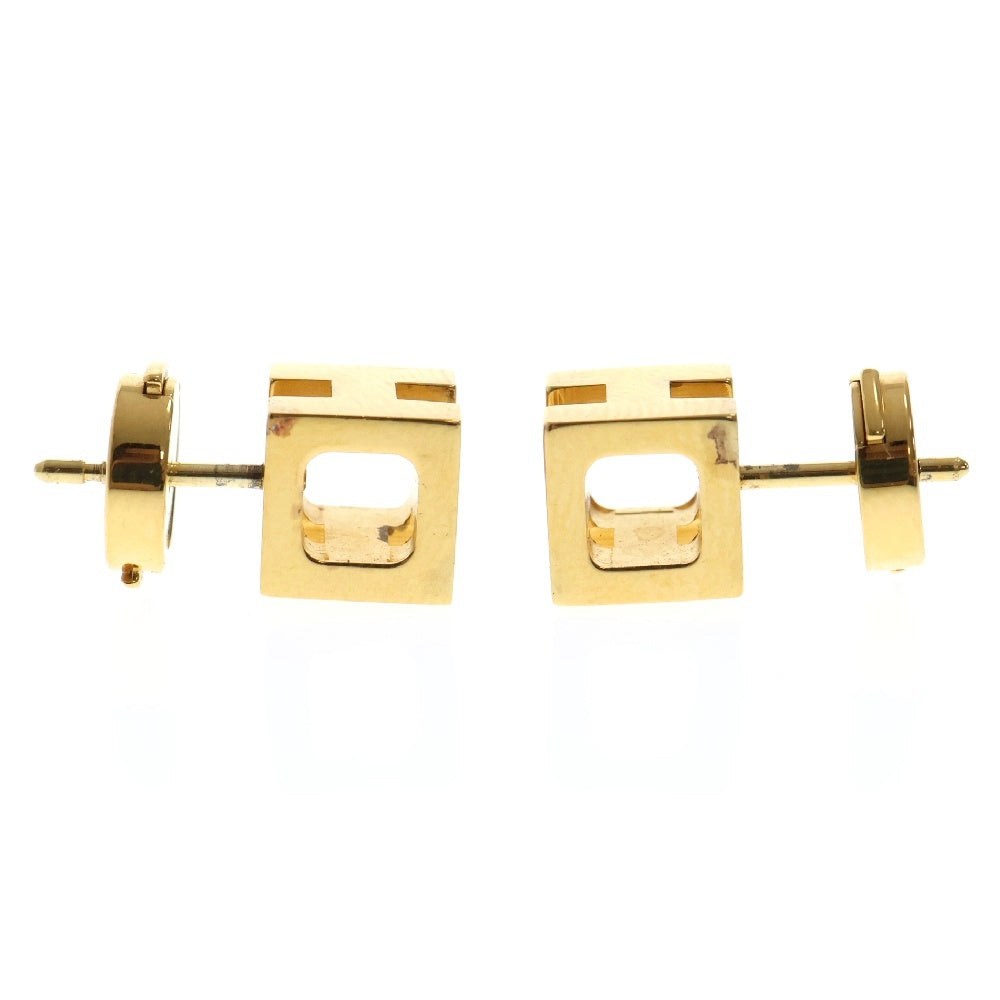 HERMES(エルメス) Hキューブ カージュドアッシュ ピアス ゴールド GP アクセサリー