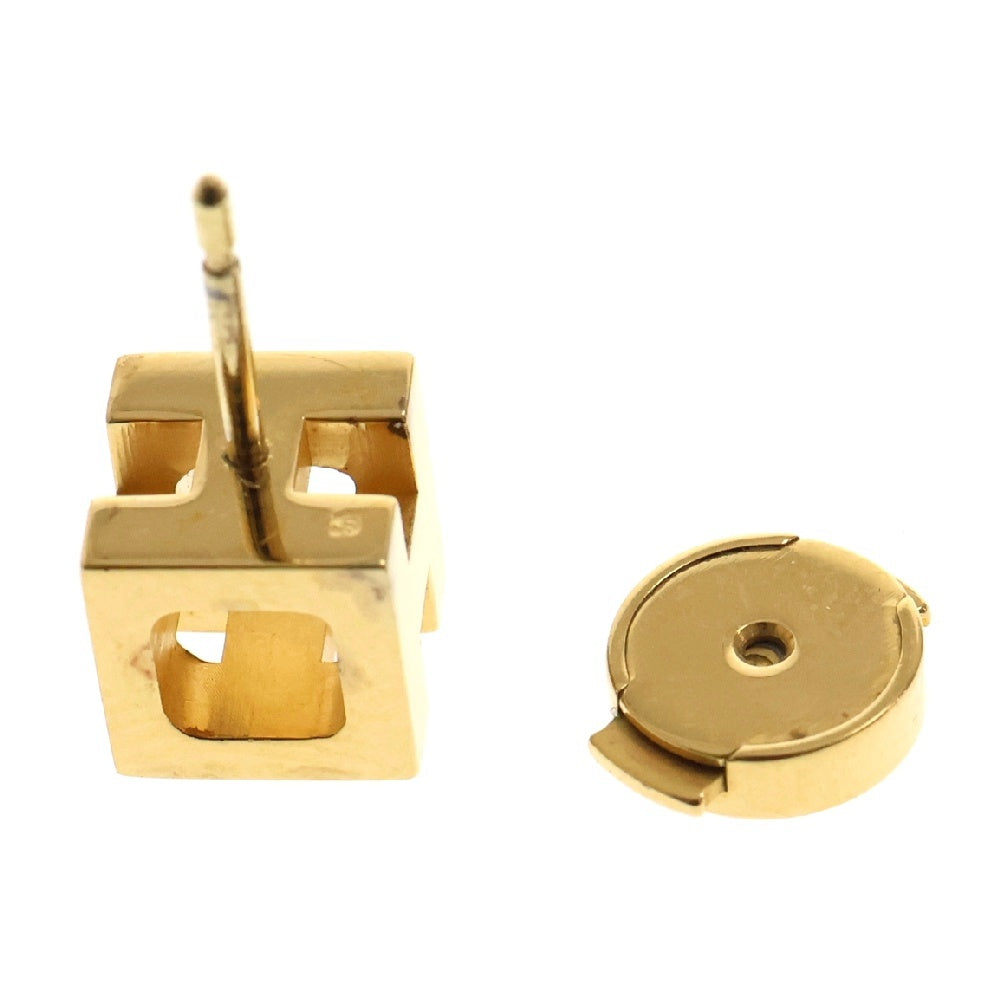HERMES(エルメス) Hキューブ カージュドアッシュ ピアス ゴールド GP アクセサリー