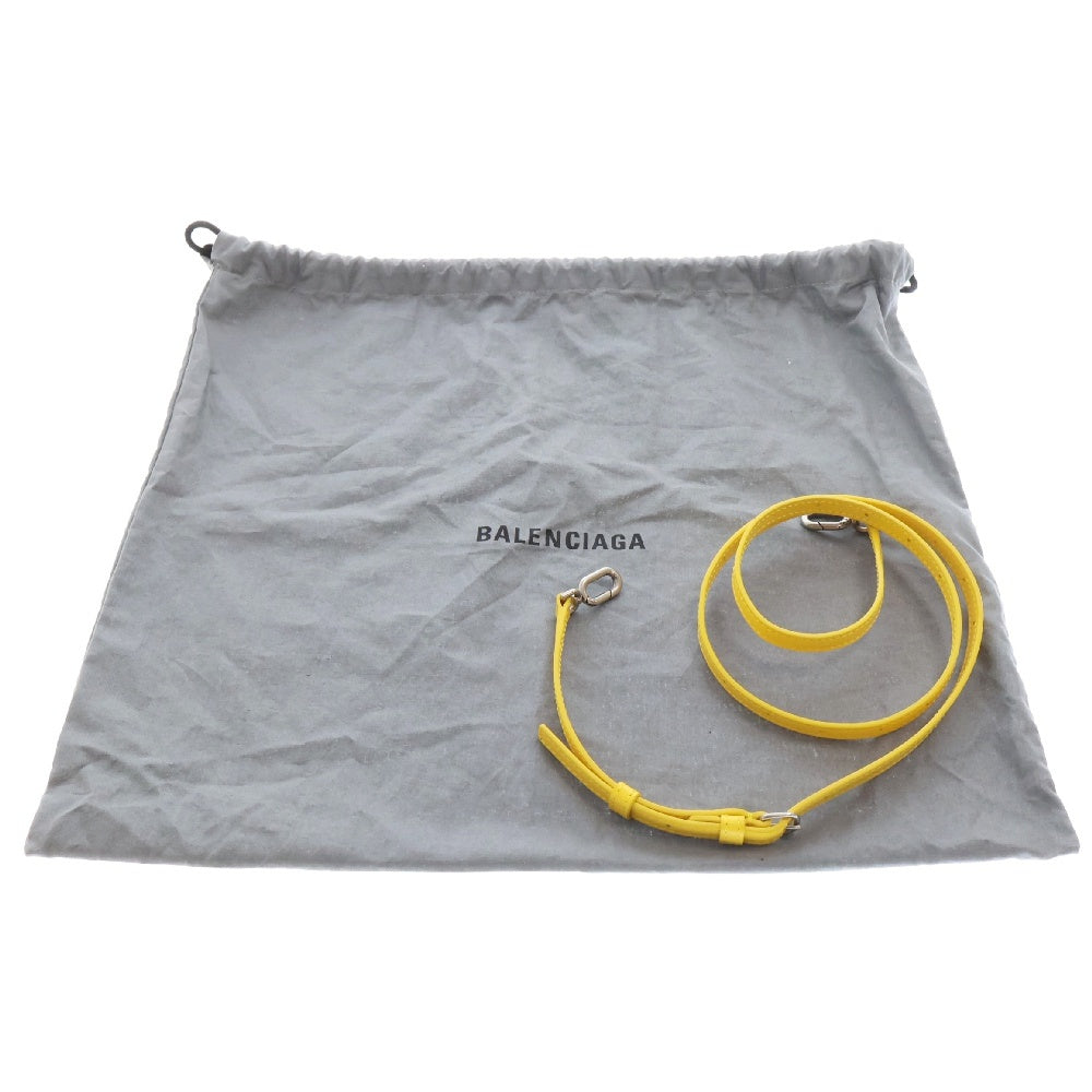 BALENCIAGA(バレンシアガ) アワーグラスXS イエロー レザー 592833 ショルダーバッグ 2wayバッグ ハンドバッグ