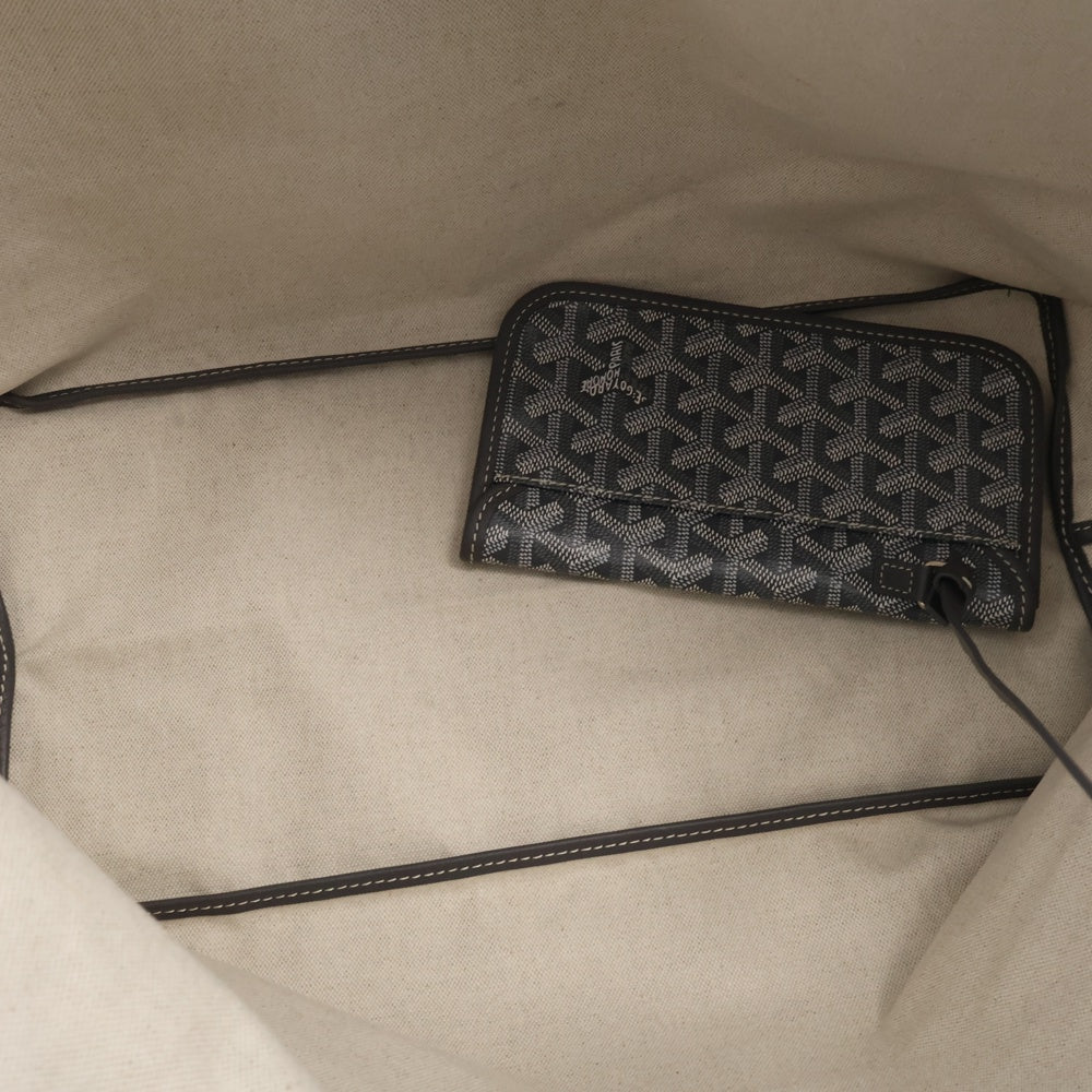 GOYARD(ゴヤール) サンルイGM トートバック ハンドバッグ グレー PVC×レザー