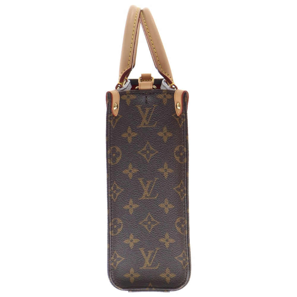 LOUIS VUITTON(ルイヴィトン) モノグラム サックプラBB M46265 ICタイプ ショルダーバッグ ハンドバッグ トートバッグ ブラウン ゴールド金具