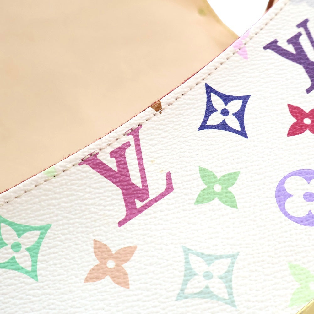 LOUIS VUITTON(ルイヴィトン) モノグラムマルチカラー ソローニュ ブロン ショルダーバッグ ホワイト レザー M92661