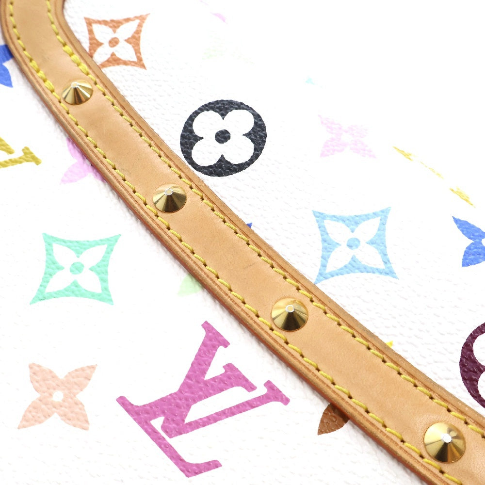 LOUIS VUITTON(ルイヴィトン) モノグラムマルチカラー ソローニュ ブロン ショルダーバッグ ホワイト レザー M92661