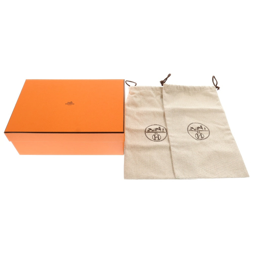 HERMES(エルメス) コンスタンス モカシン ローファー ゴールド金具 ホワイト×ベージュ レザー 35