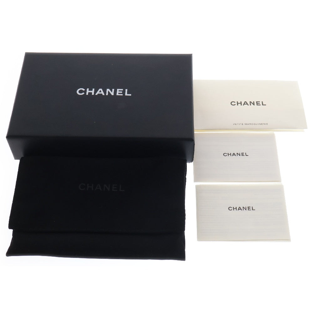 CHANEL(シャネル) マトラッセ コインケース レッド ラムスキン シルバー金具 財布 小銭入れ