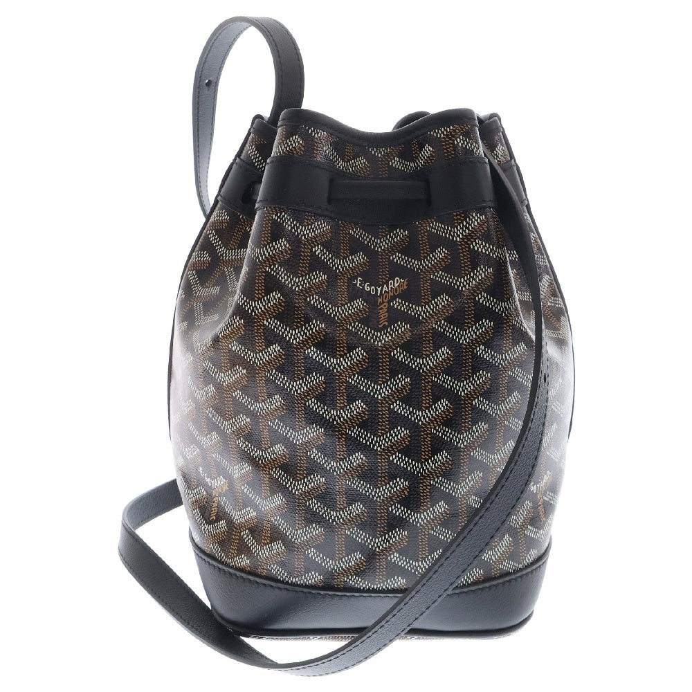GOYARD(ゴヤール) プティ・フロ バケットバッグ ブラック ショルダーバッグ 斜め掛けバッグ