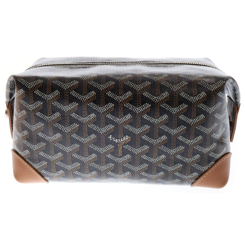 GOYARD(ゴヤール) ボーイング25 クラッチバッグ ブラック×ブラウン PVC ポーチ 収納