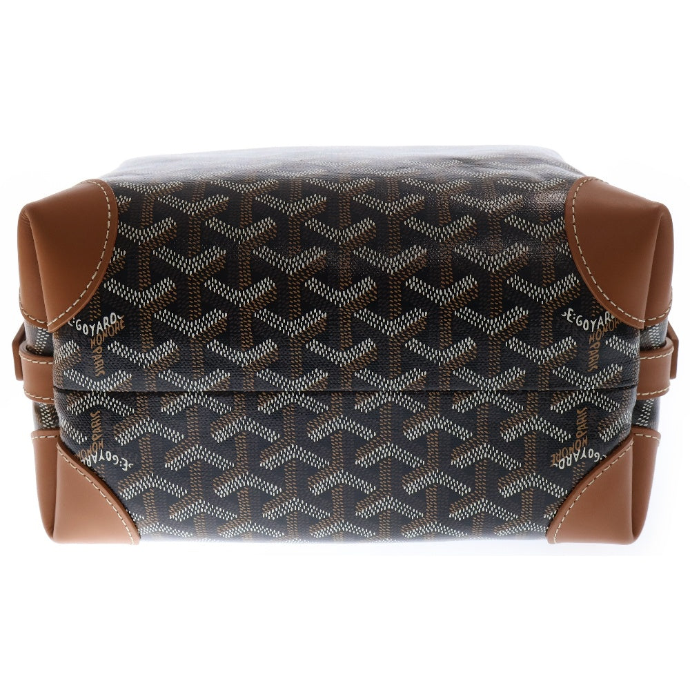 GOYARD(ゴヤール) ボーイング25 クラッチバッグ ブラック×ブラウン PVC ポーチ 収納