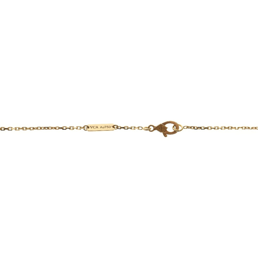 Van Cleef & Arpels(ヴァンクリーフアンドアーペル) ヴィンテージアルハンブラ ギョーシェ ギョシェ ネックレス Au750YG イエローゴールド VCARP4KL00 ジュエリー アクセサリー