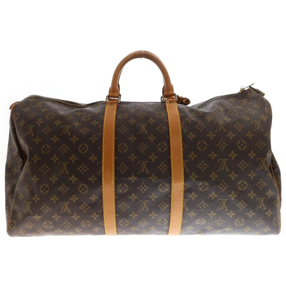 LOUIS VUITTON(ルイヴィトン) モノグラム キーポル55 M41424 PVC ブラウン ボストンバッグ ハンドバッグ