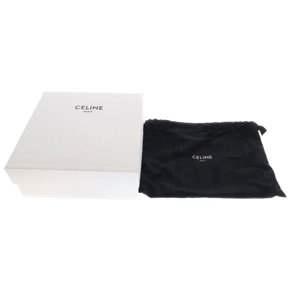 CELINE(セリーヌ) トライアングル ショルダーバッグ ブラウン PVC ショルダーポーチ 斜め掛けバッグ ミニバッグ