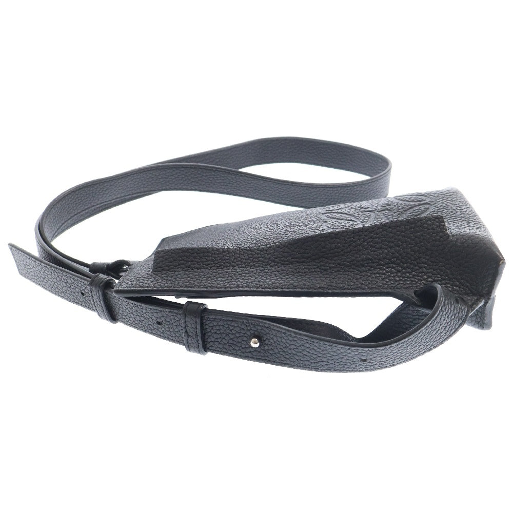 LOEWE(ロエベ) ANAGRAM VERTICAL T-POCKET アナグラムバーティカルTポケットクロスボディバッグ ショルダーバッグ ブラック