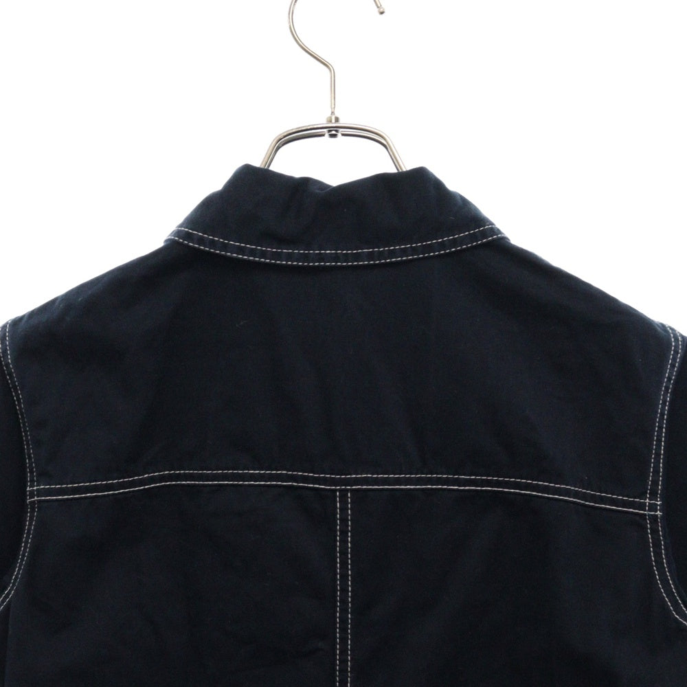 FENDI(フェンディ) FFボタン 半袖 デニムワンピース ネイビー レディース