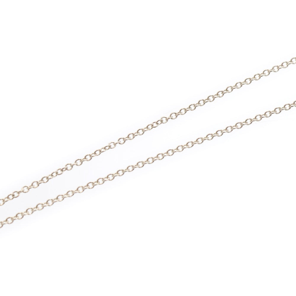 TIFFANY&Co(ティファニー) ダブル オープンハート ネックレス K18PG×SV ゴールド/シルバー
