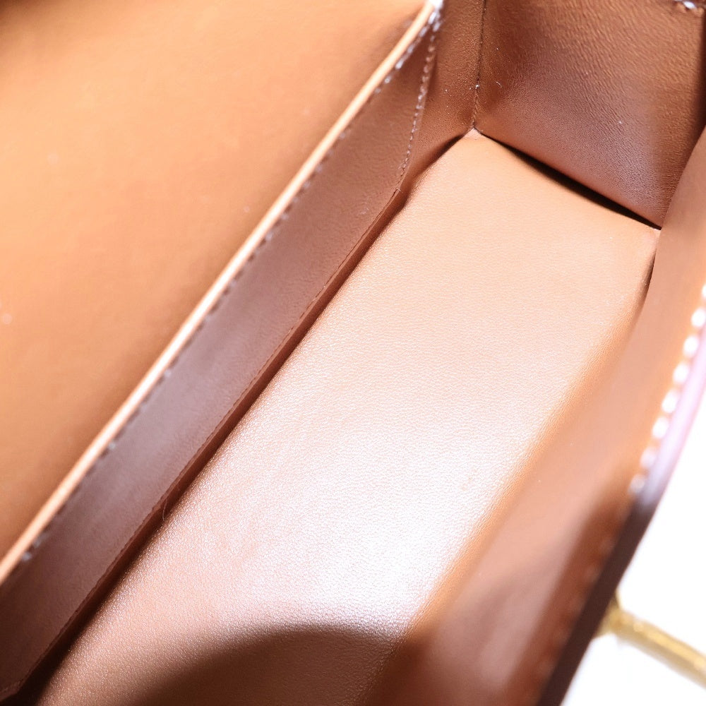 HERMES(エルメス) ミニケリー ゴールド エプソン ゴールド金具 W刻印 ブラウン系 2WAY ハンドバッグ ショルダーバッグ